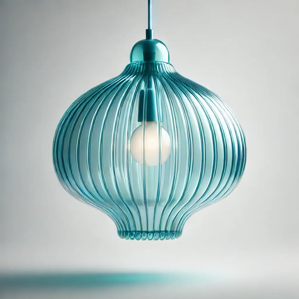 Aqua Blue Pendant Light